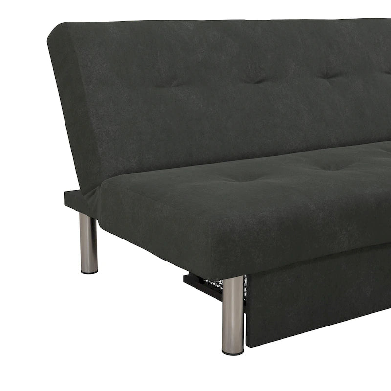 Storage Futon with Under-Seat Storage