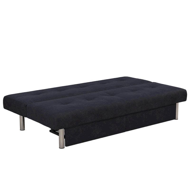 Storage Futon with Under-Seat Storage