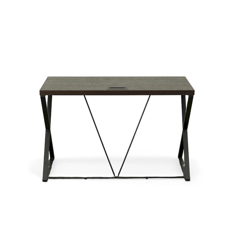 Industrial Computer Desk - Elm/Black