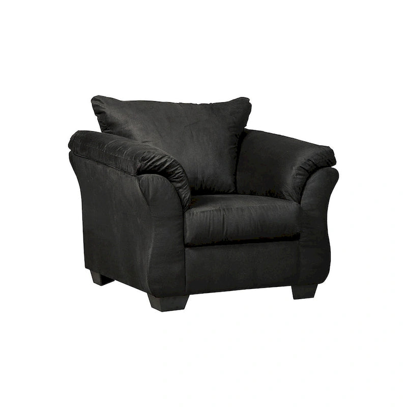 Contemporary Black Accent Chair
