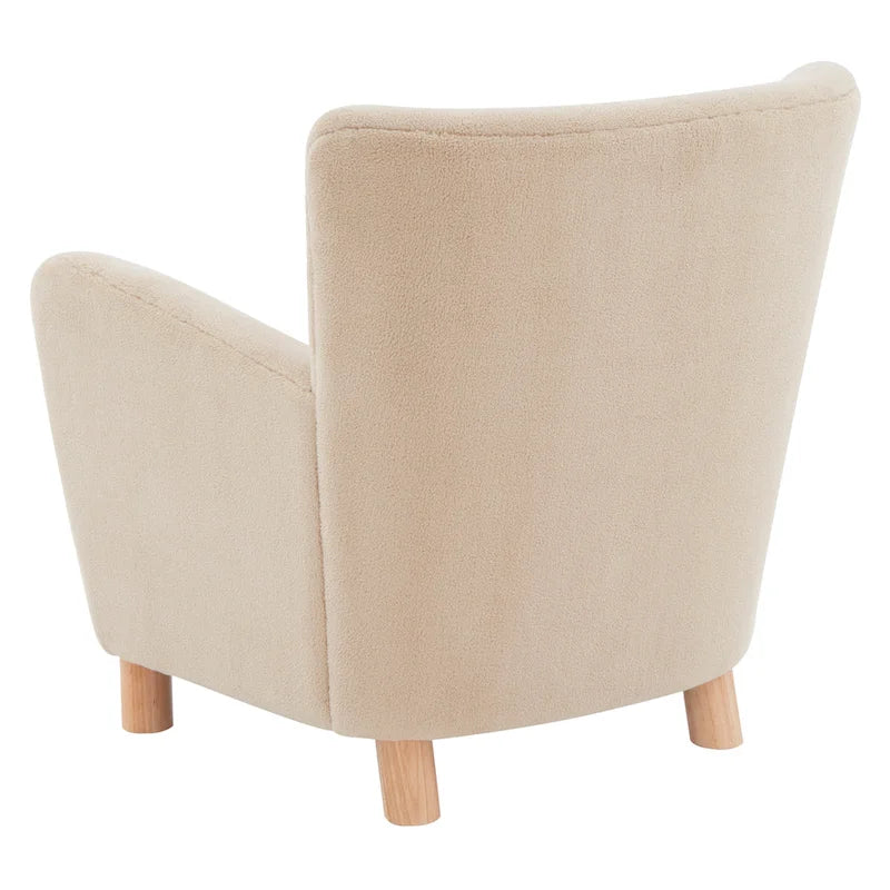 Faux Shearling Accent Chair - 31"W x 27"D x 33"H