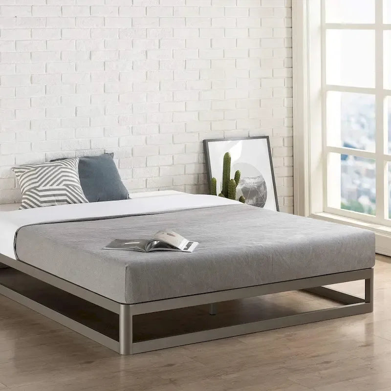Full Size Low Profile Metal Platform Bed Frame