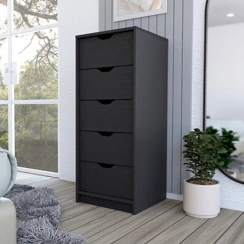 5 Drawer Narrow Dresser