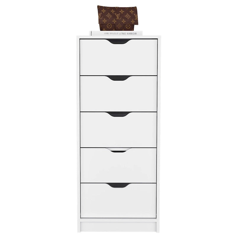 5 Drawer Narrow Dresser