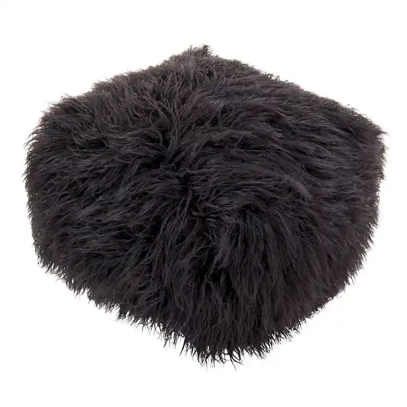 Faux Fur Pouf