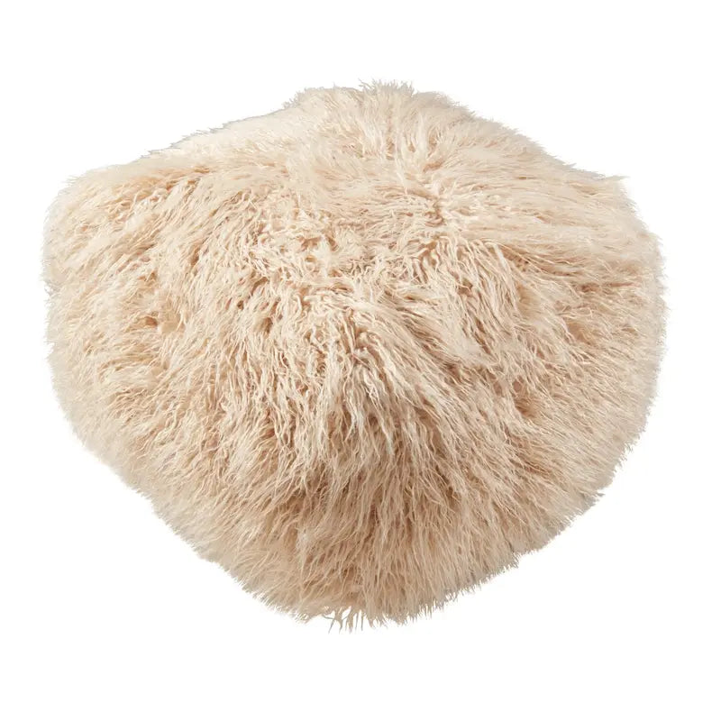 Faux Fur Pouf