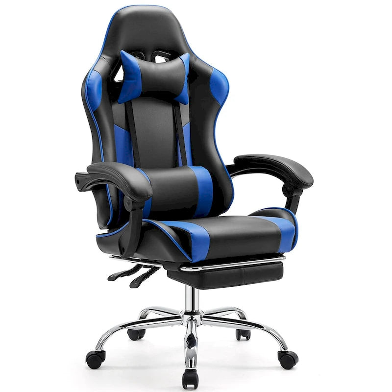PU Leather Swivel Gaming Desk Chair