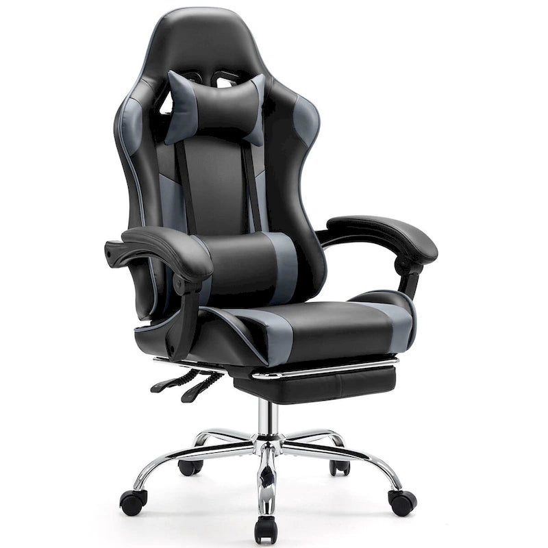 PU Leather Swivel Gaming Desk Chair