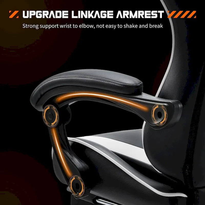 PU Leather Swivel Gaming Desk Chair